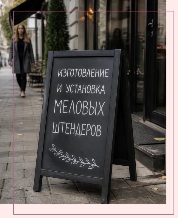Меловые штендеры в Мончегорске по цене от 6565 р. | Аванза-Мнч